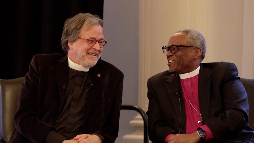 Bishop Curry and Dean McGowan