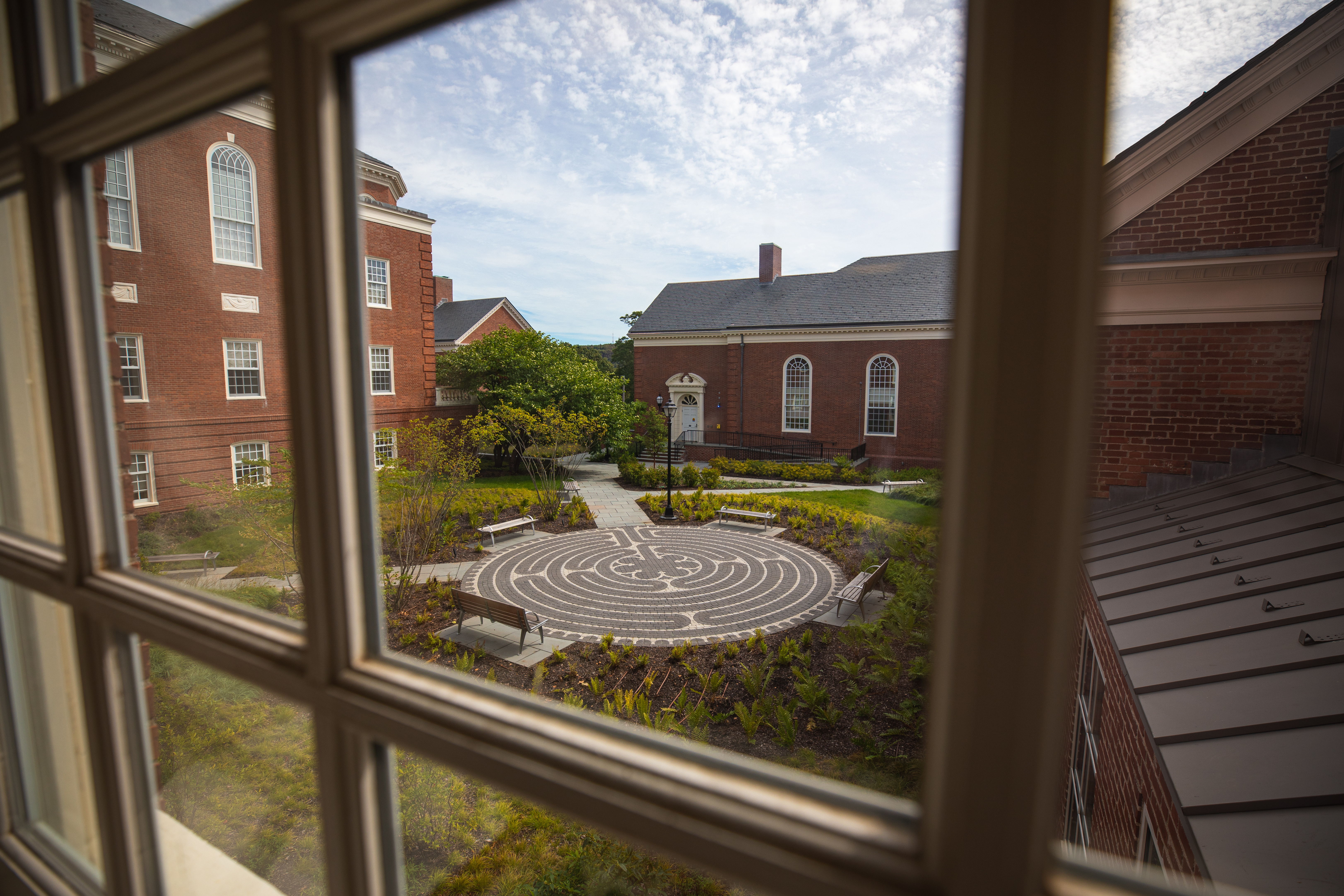 Prayer Labrynth at Yale Divinity School