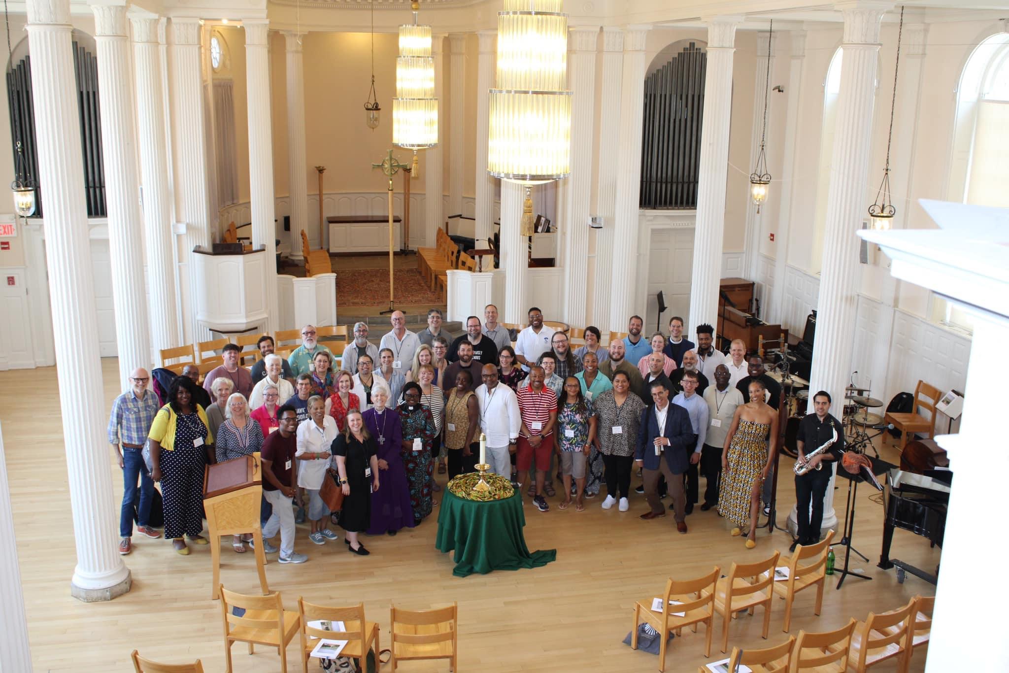 People in Marquand Chapel