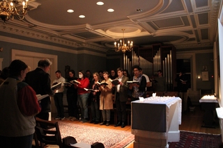 worship in St Luke's Chapel