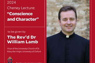 Conscience and Character lecture graphic