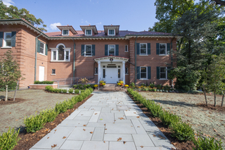 Berkeley Center front entrance, from St Ronan Street