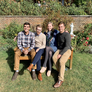 4 students in Cambridge UK, 2019