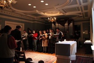 worship in St Luke's Chapel