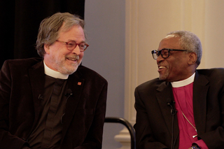 Dean McGowan and Bishop Curry